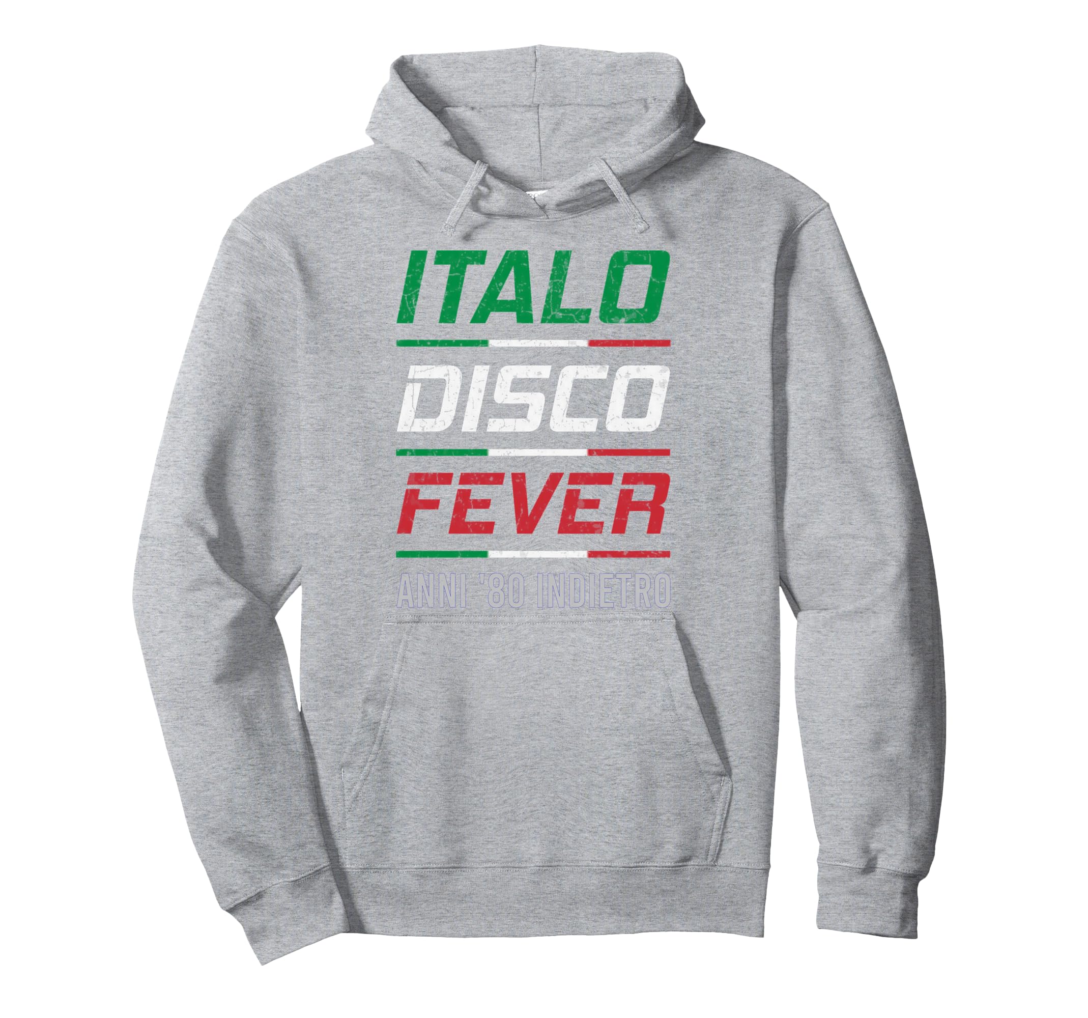 Italo Disco 80S Fever Indietro Hoodie - Graphic Print for Adults - T-Shirt, Sweatshirt, Hoodie