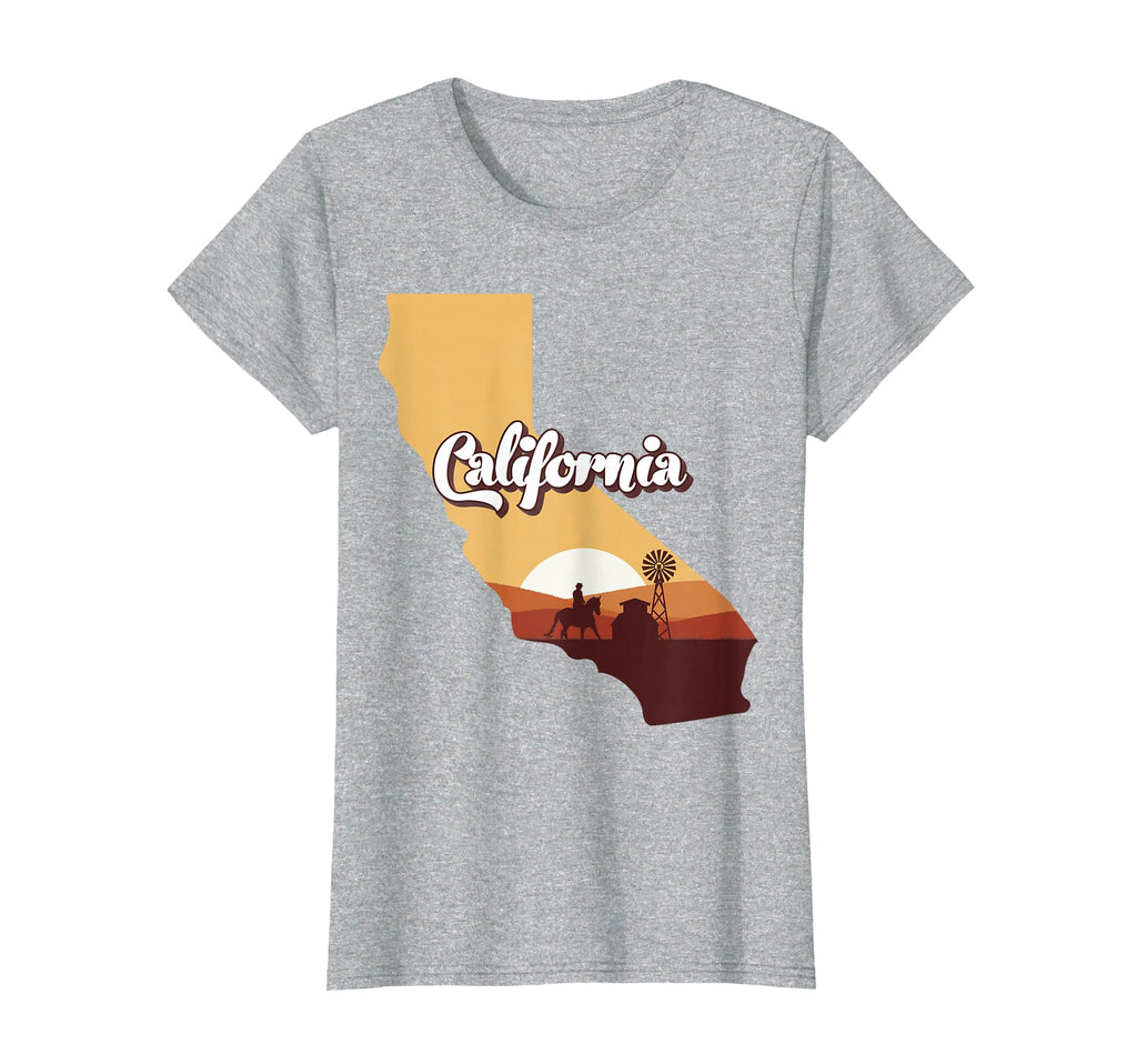 California Horse Riding Cowboy Rodeo T-Shirt - Custom Art Print Unisex - T-Shirt, Sweatshirt, Hoodie