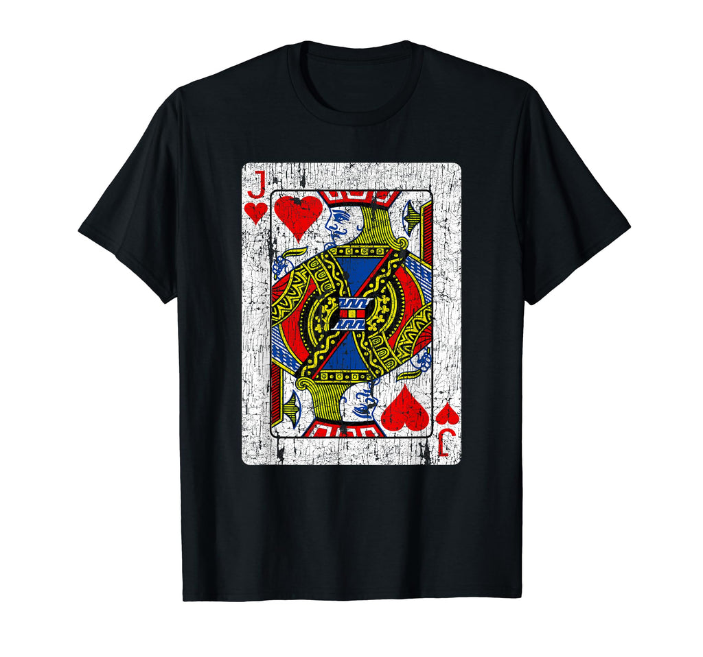 Jack Hearts Playing Card Halloween T-Shirt - Trendy Graphic Men Women - T-Shirt, Sweatshirt, Hoodie