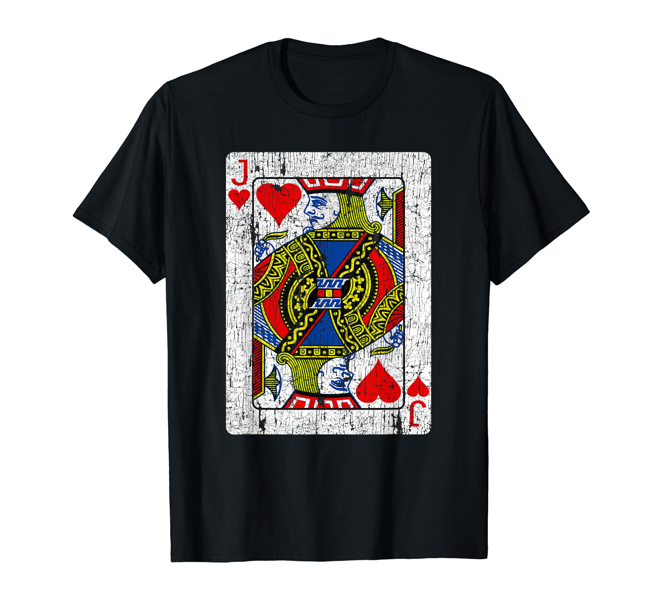Jack Hearts Playing Card Halloween T-Shirt - Trendy Graphic Men Women - T-Shirt, Sweatshirt, Hoodie