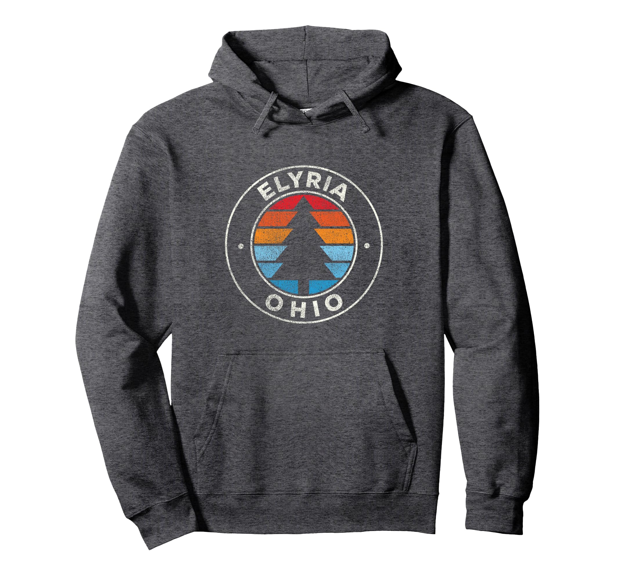 Elyria Ohio Oh 70S Hoodie - Streetwear Style for Adults - T-Shirt, Sweatshirt, Hoodie