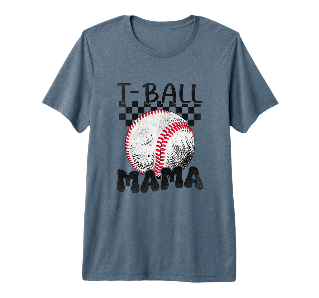 Funny T Ball Mom Softball Ball Mama T-Shirt - Minimalist Print Men Women - T-Shirt, Sweatshirt, Hoodie