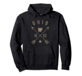 Ohio Distressed Home State Map Arrows Hoodie - Aesthetic Graphic Unisex - T-Shirt, Sweatshirt, Hoodie