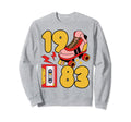 80S Vibes Mixed Tapes Roller Skates Sweatshirt - Graphic Print for Adults - T-Shirt, Sweatshirt, Hoodie