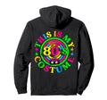 1980S Party Outfit Neon Hoodie - Graphic Print for Adults - T-Shirt, Sweatshirt, Hoodie