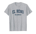 El Reno Oklahoma Ok Varsity Sports Navy T-Shirt - Novelty Apparel Unisex - T-Shirt, Sweatshirt, Hoodie