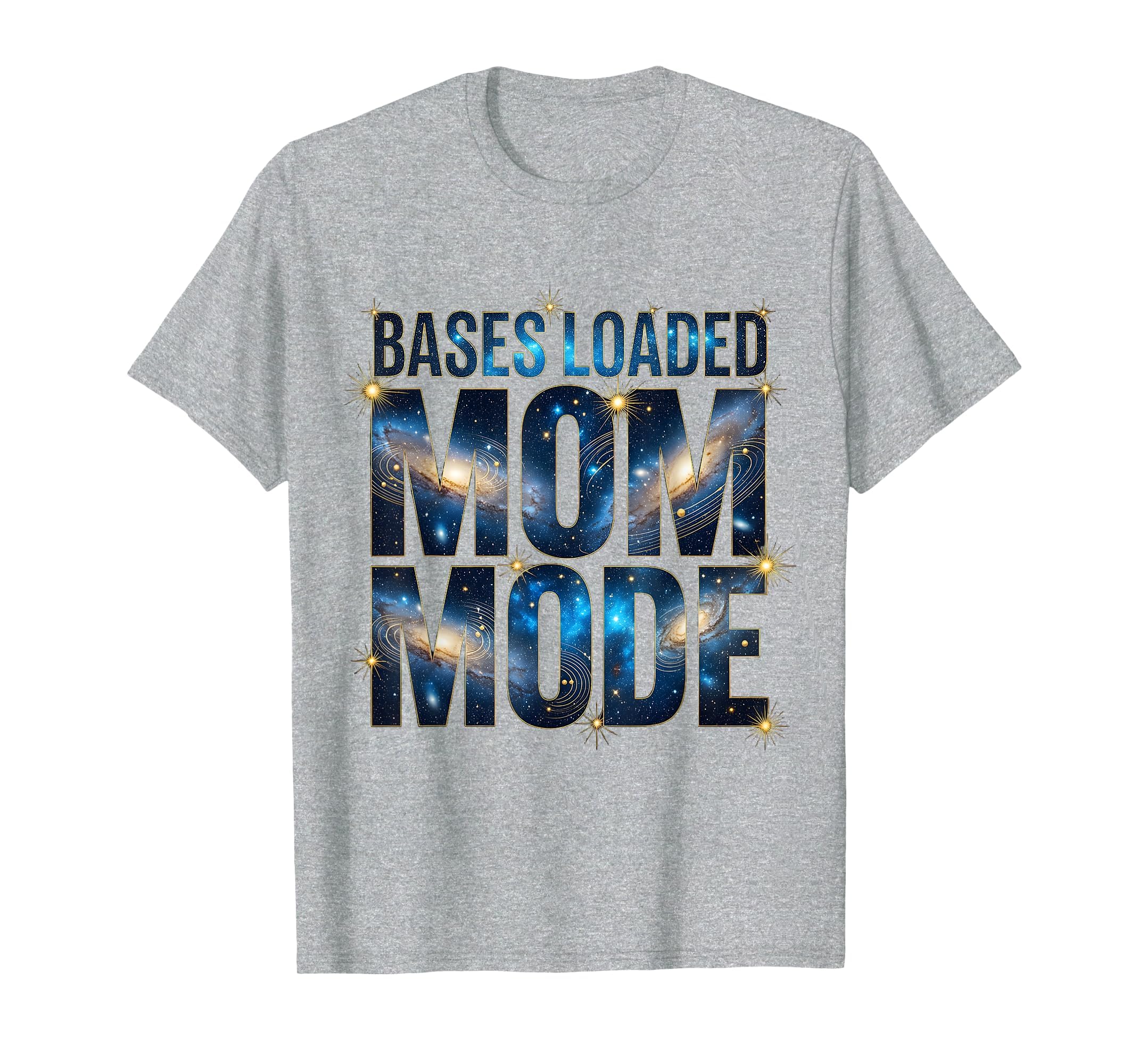 Bases Loaded Mom Mode Baseball T-Shirt - Trendy Graphic Unisex - T-Shirt, Sweatshirt, Hoodie