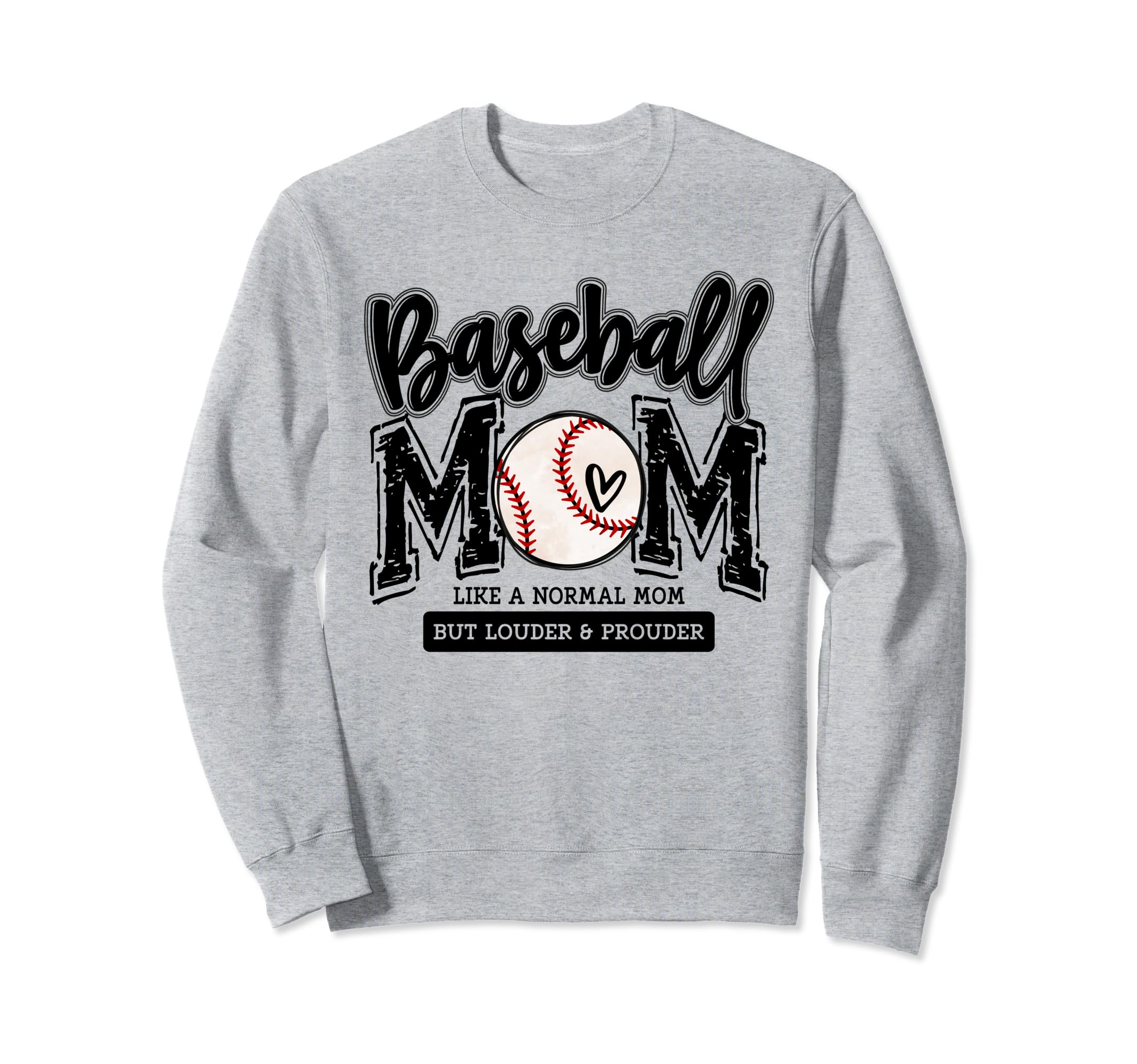 Baseball Mom Varsity Baseball Sweatshirt - Custom Art Print for Adults - T-Shirt, Sweatshirt, Hoodie