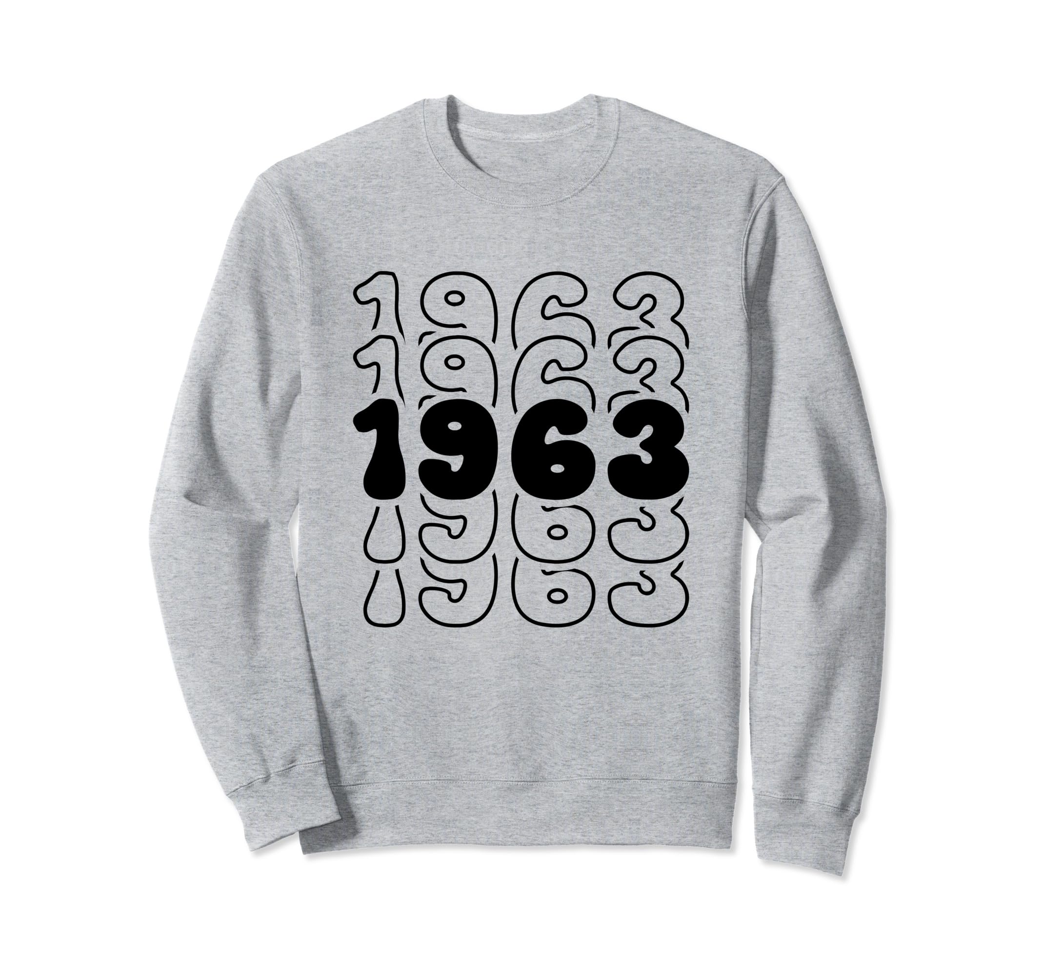 61 Year Old Groovy 61St Birthday Boho Sweatshirt - Graphic Print Unisex - T-Shirt, Sweatshirt, Hoodie