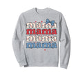 Baseball Mama Sweatshirt - Graphic Print Unisex - T-Shirt, Sweatshirt, Hoodie