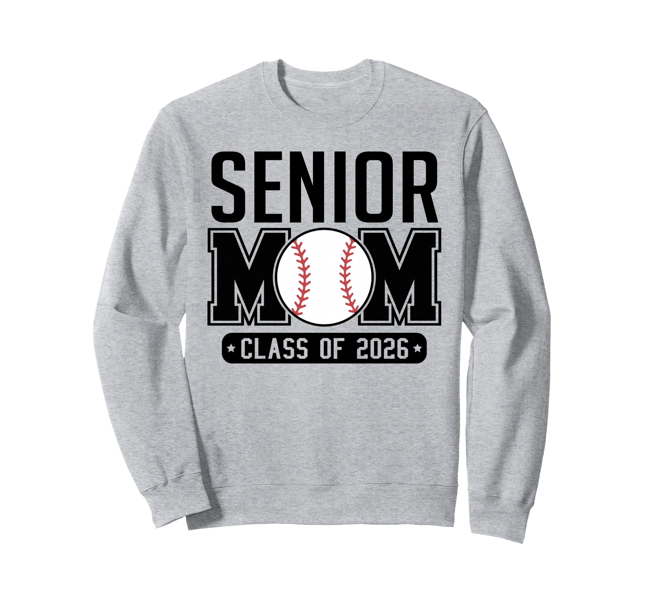 Senior Mom Class 2026 Baseball Mom Sweatshirt - Trendy Graphic Men Women - T-Shirt, Sweatshirt, Hoodie