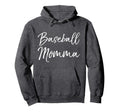 Mothers Day Gift Ball Mom Baseball Hoodie - Novelty Apparel for Adults - T-Shirt, Sweatshirt, Hoodie