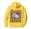Baseball Mama Bow Softball Mom Hoodie - Aesthetic Graphic for Adults - T-Shirt, Sweatshirt, Hoodie