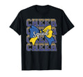 Blue Yellow Cheer Squad Funny T-Shirt - Graphic Print Men Women - T-Shirt, Sweatshirt, Hoodie