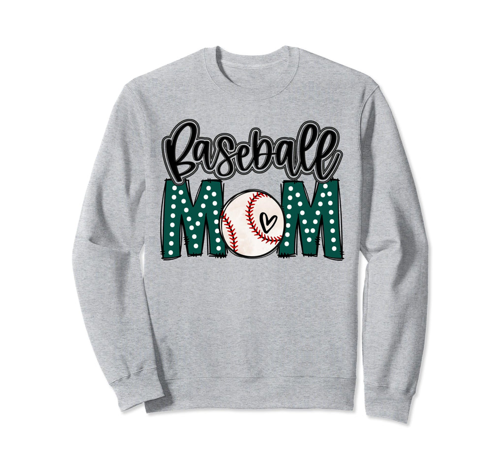 Baseball Mom Baseball Mama Player Sweatshirt - Minimalist Print for Adults - T-Shirt, Sweatshirt, Hoodie