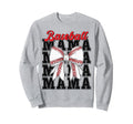 Baseball Mama Coquette Bow Game Day Sweatshirt - Streetwear Style Unisex - T-Shirt, Sweatshirt, Hoodie