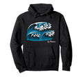 Pacific Ocean Wave Surf Club Surfer Hoodie - Casual Everyday Wear Unisex - T-Shirt, Sweatshirt, Hoodie