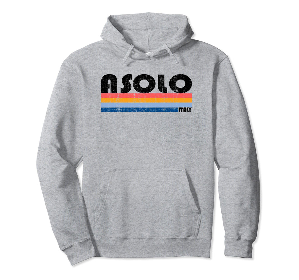 Asolo Italy 70S 80S Hoodie - Fun Novelty Design for Adults - T-Shirt, Sweatshirt, Hoodie