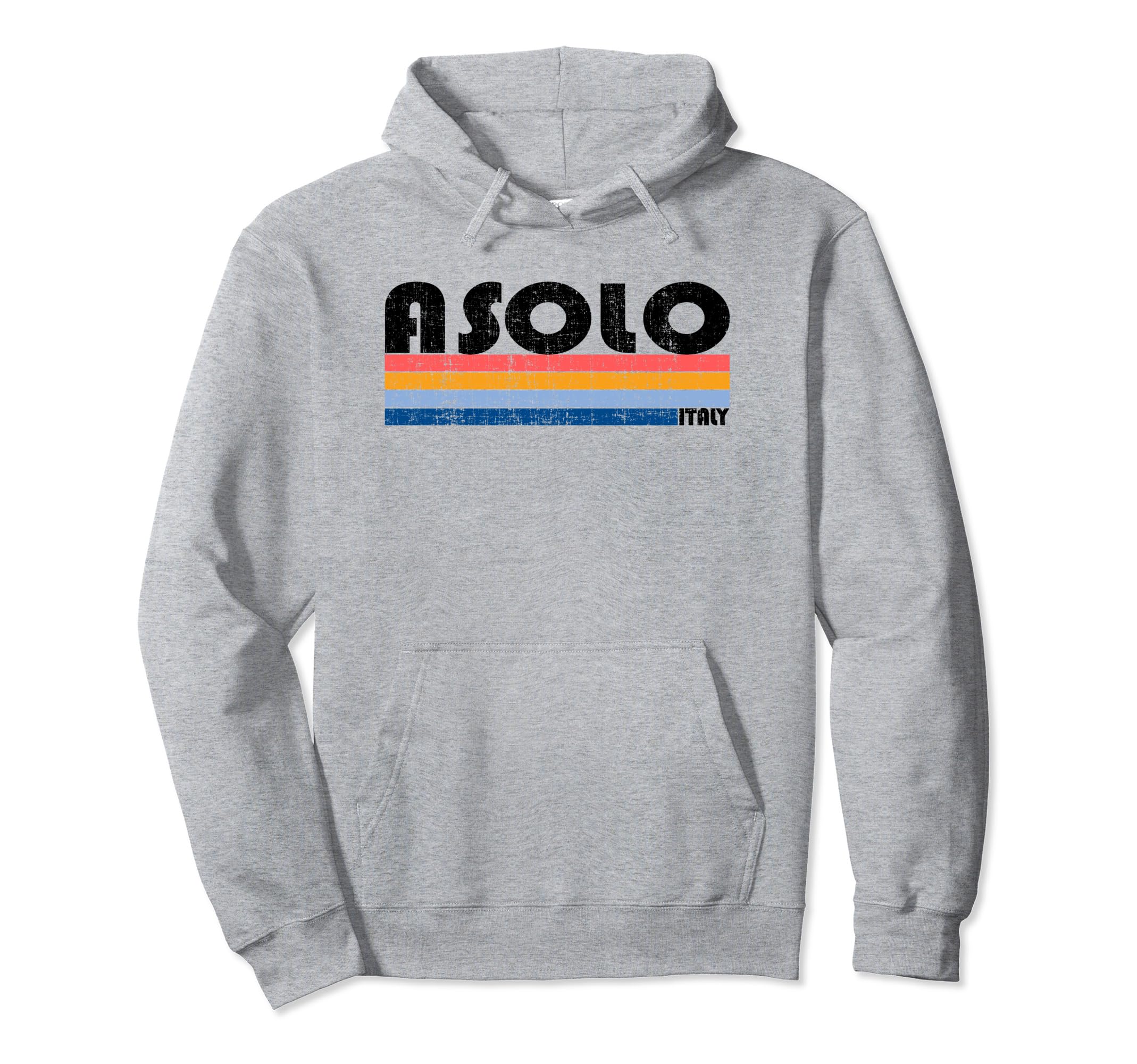 Asolo Italy 70S 80S Hoodie - Fun Novelty Design for Adults - T-Shirt, Sweatshirt, Hoodie