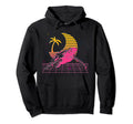 Ocean Animal Palm Trees Crescent Moon Hoodie - Fun Novelty Design Unisex - T-Shirt, Sweatshirt, Hoodie