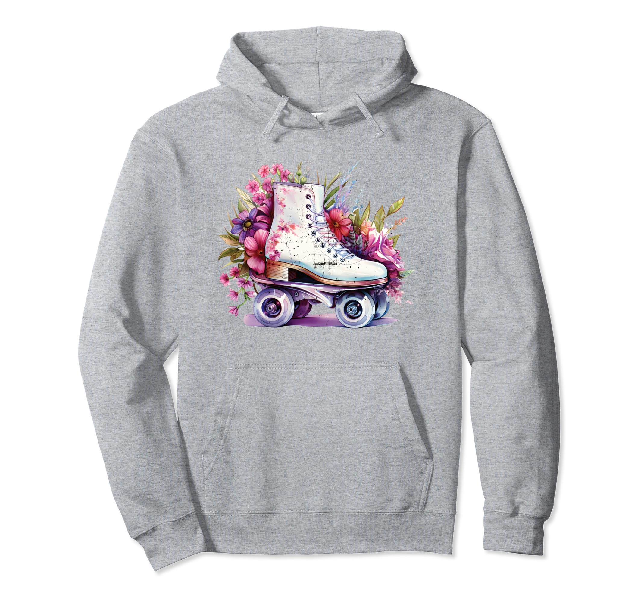 Aesthetic Vaporwave Teens Roller Skate Hoodie - Novelty Apparel for Adults - T-Shirt, Sweatshirt, Hoodie