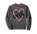 Personalized Baseball Heart Bebe Sweatshirt - Minimalist Print Unisex - T-Shirt, Sweatshirt, Hoodie