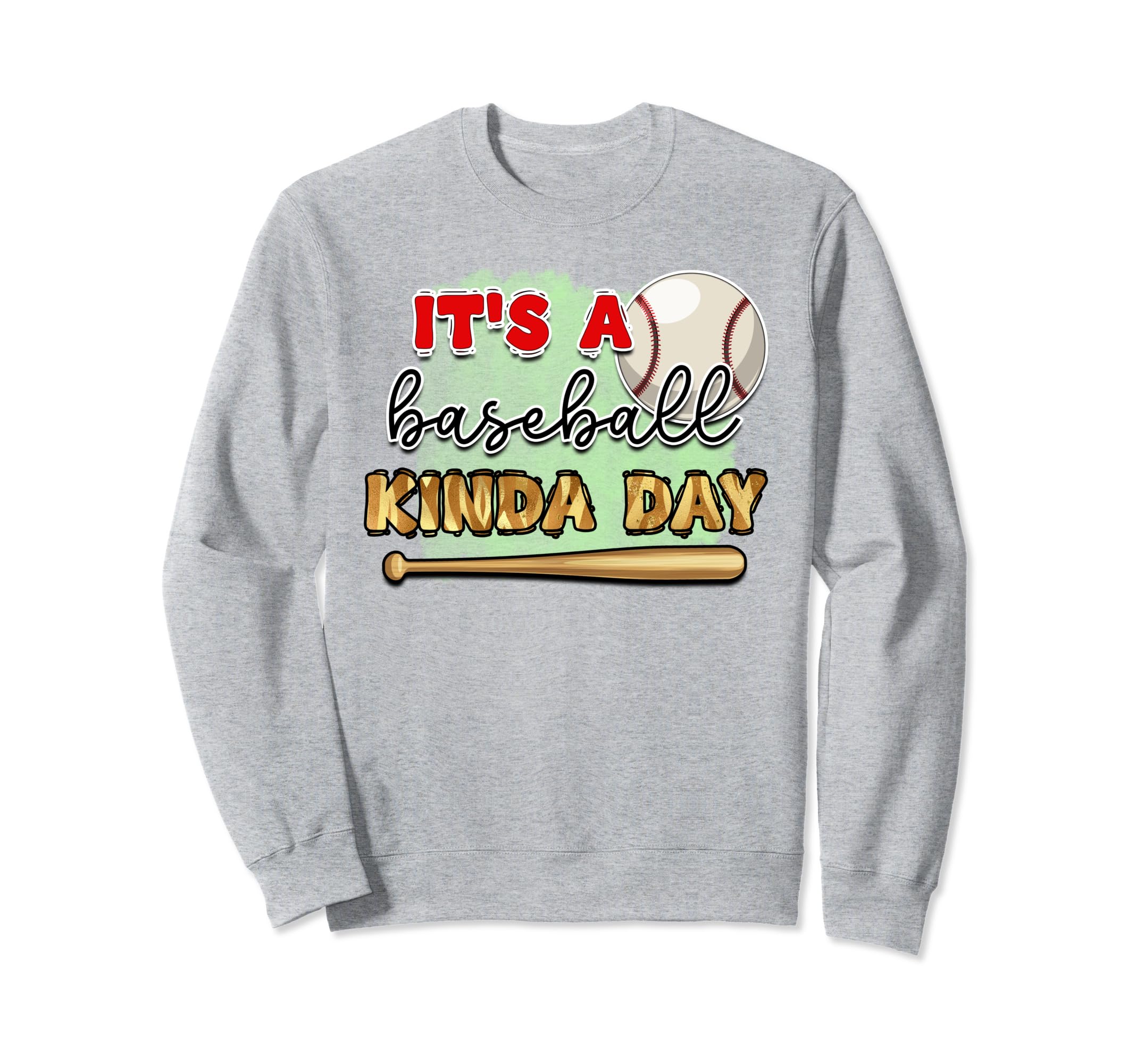 Baseball Mom Is Sports Fan Is Sweatshirt - Custom Art Print Men Women - T-Shirt, Sweatshirt, Hoodie