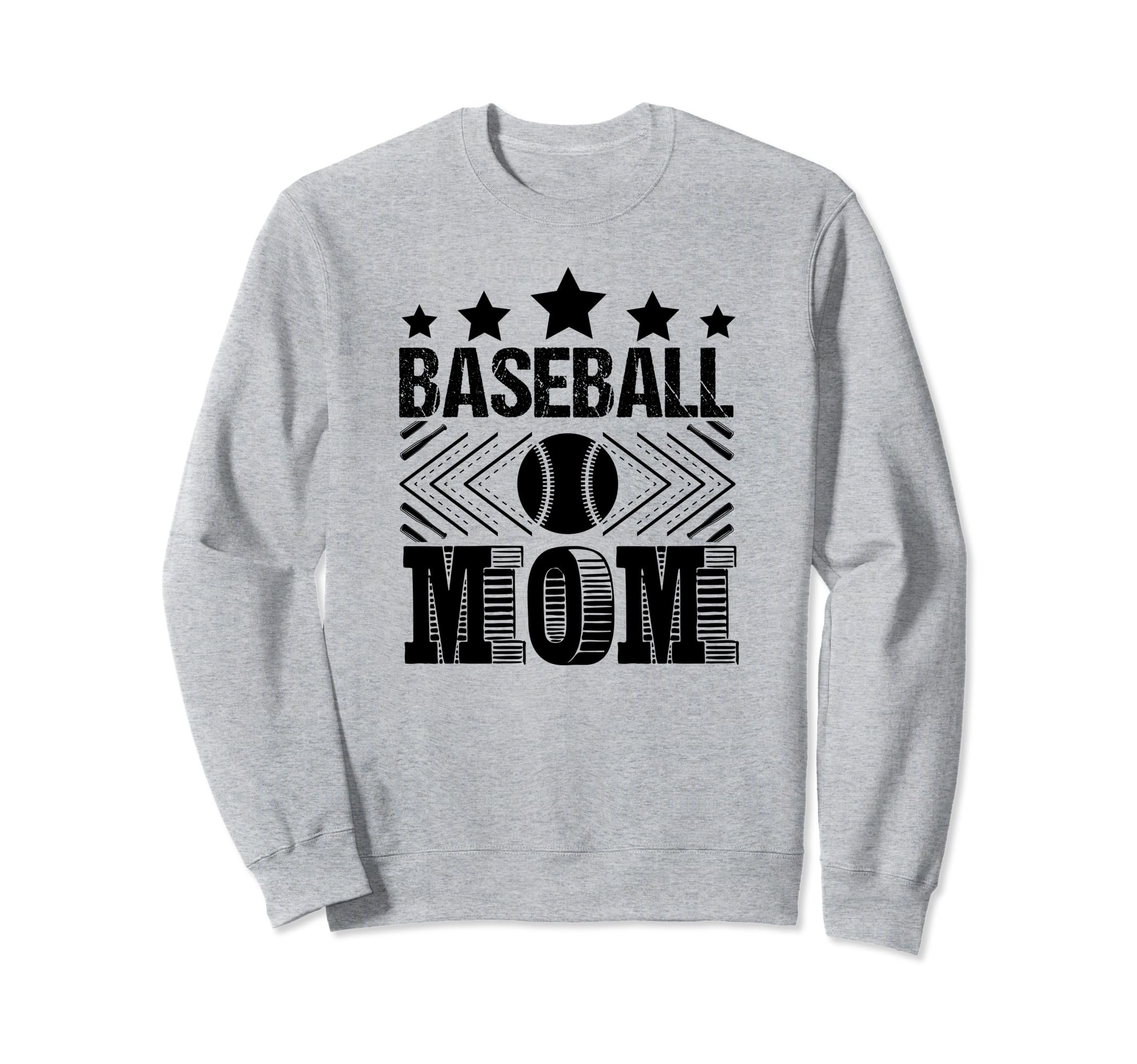 Baseball Mom Funny Baseball Lover Sweatshirt - Custom Art Print Men Women - T-Shirt, Sweatshirt, Hoodie