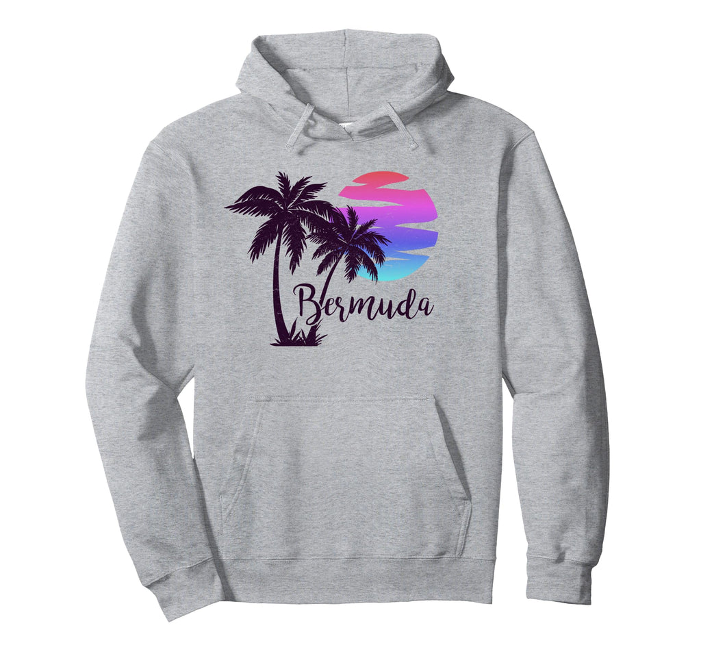 Bermuda Beach Vacation Trip Palm Trees Hoodie - Graphic Print Men Women - T-Shirt, Sweatshirt, Hoodie