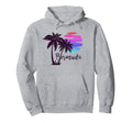 Bermuda Beach Vacation Trip Palm Trees Hoodie - Graphic Print Men Women - T-Shirt, Sweatshirt, Hoodie