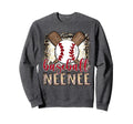 Baseball Neenee Leopard Proud Ball Sweatshirt - Graphic Print Men Women - T-Shirt, Sweatshirt, Hoodie