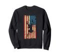 American Deer Hunter Distressed Sweatshirt - Fun Novelty Design for Adults - T-Shirt, Sweatshirt, Hoodie