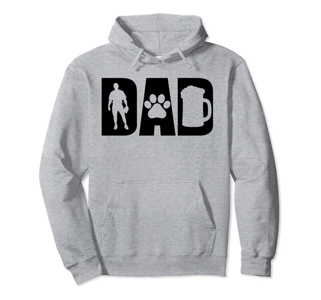 Best Baseball Beer Lovin Dog Dad Pet Hoodie - Aesthetic Graphic Men Women - T-Shirt, Sweatshirt, Hoodie