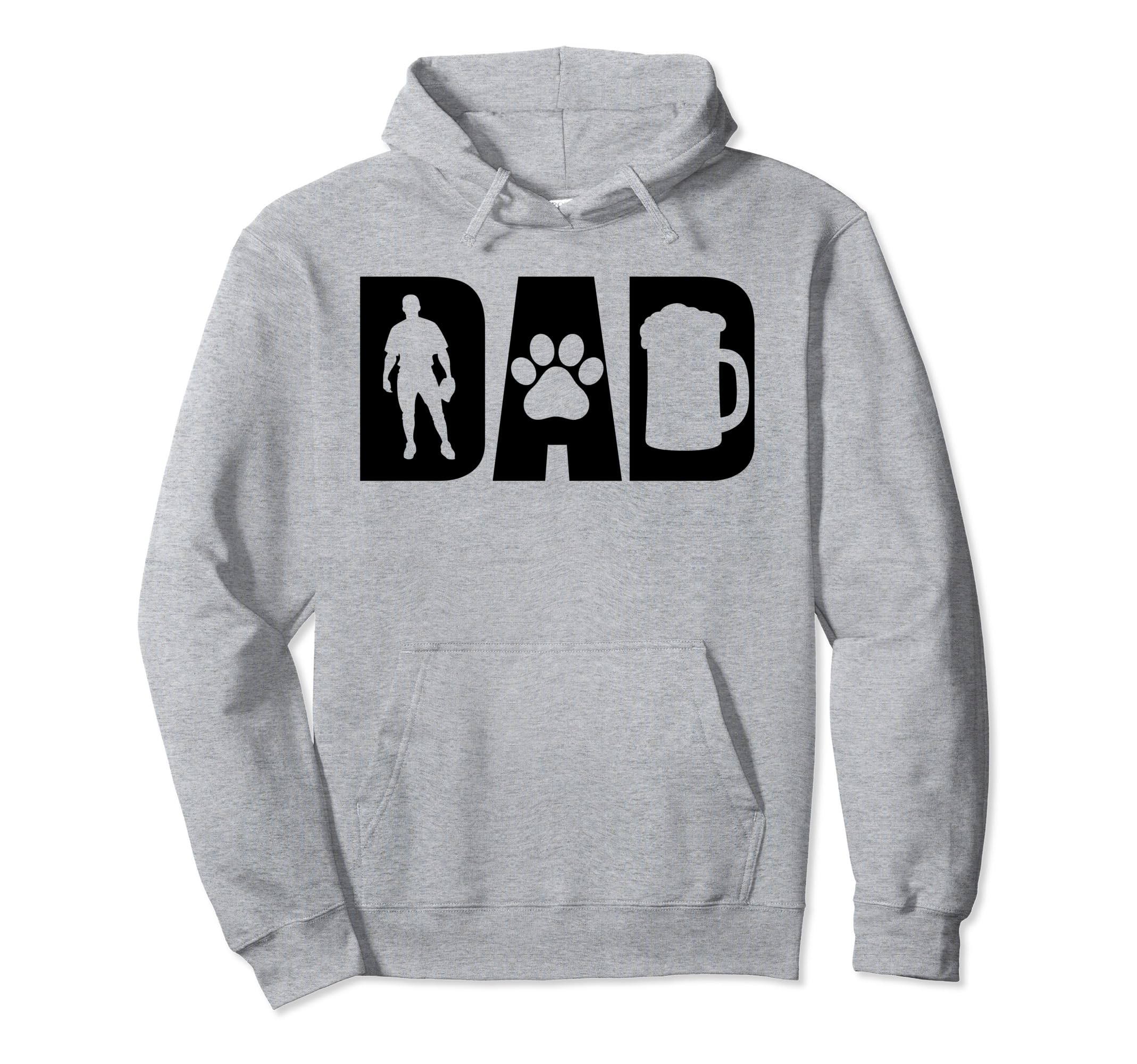 Best Baseball Beer Lovin Dog Dad Pet Hoodie - Aesthetic Graphic Men Women - T-Shirt, Sweatshirt, Hoodie