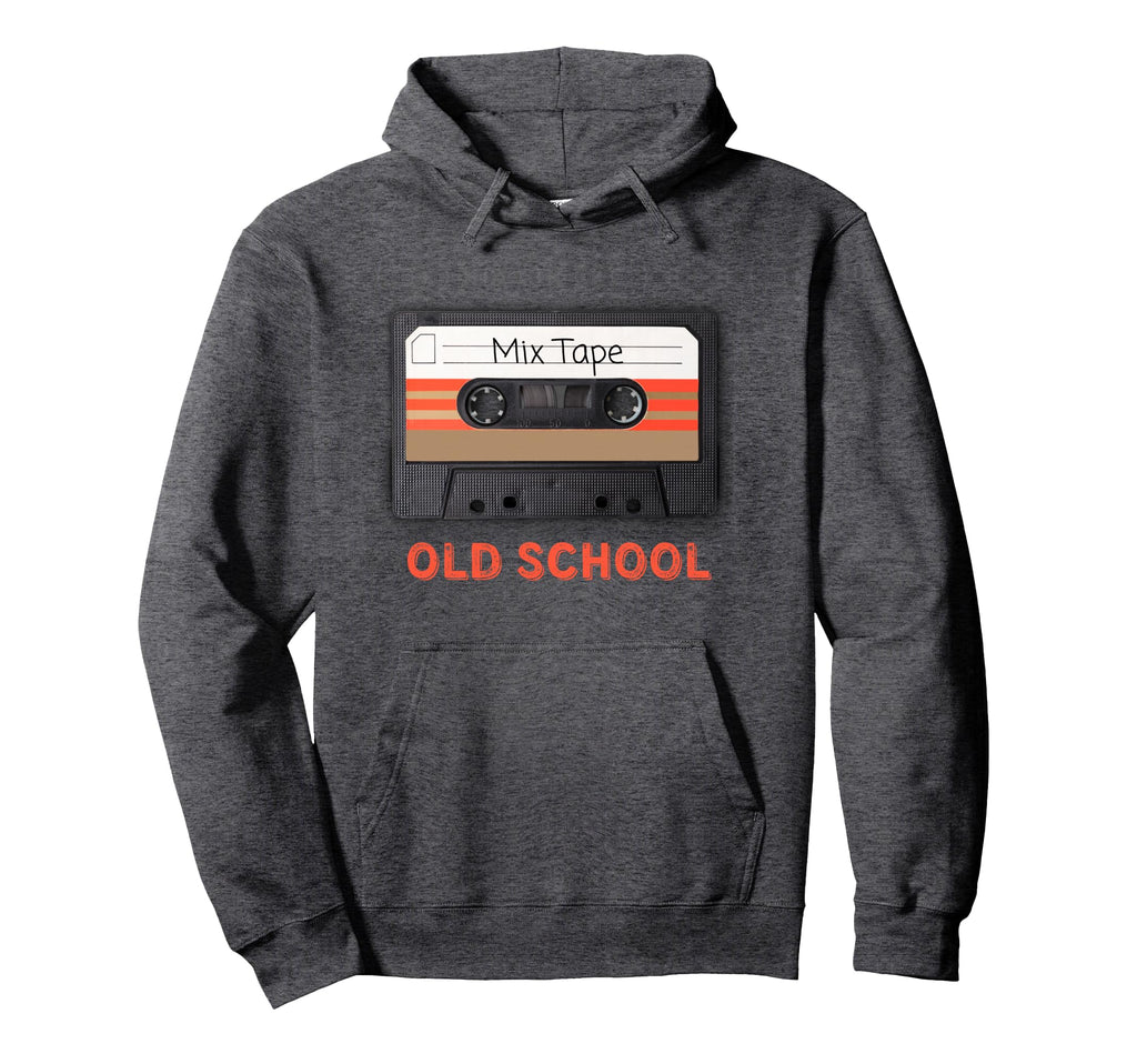 Old School Cassette Mix Tape 80S 90S Hoodie - Graphic Print Unisex - T-Shirt, Sweatshirt, Hoodie