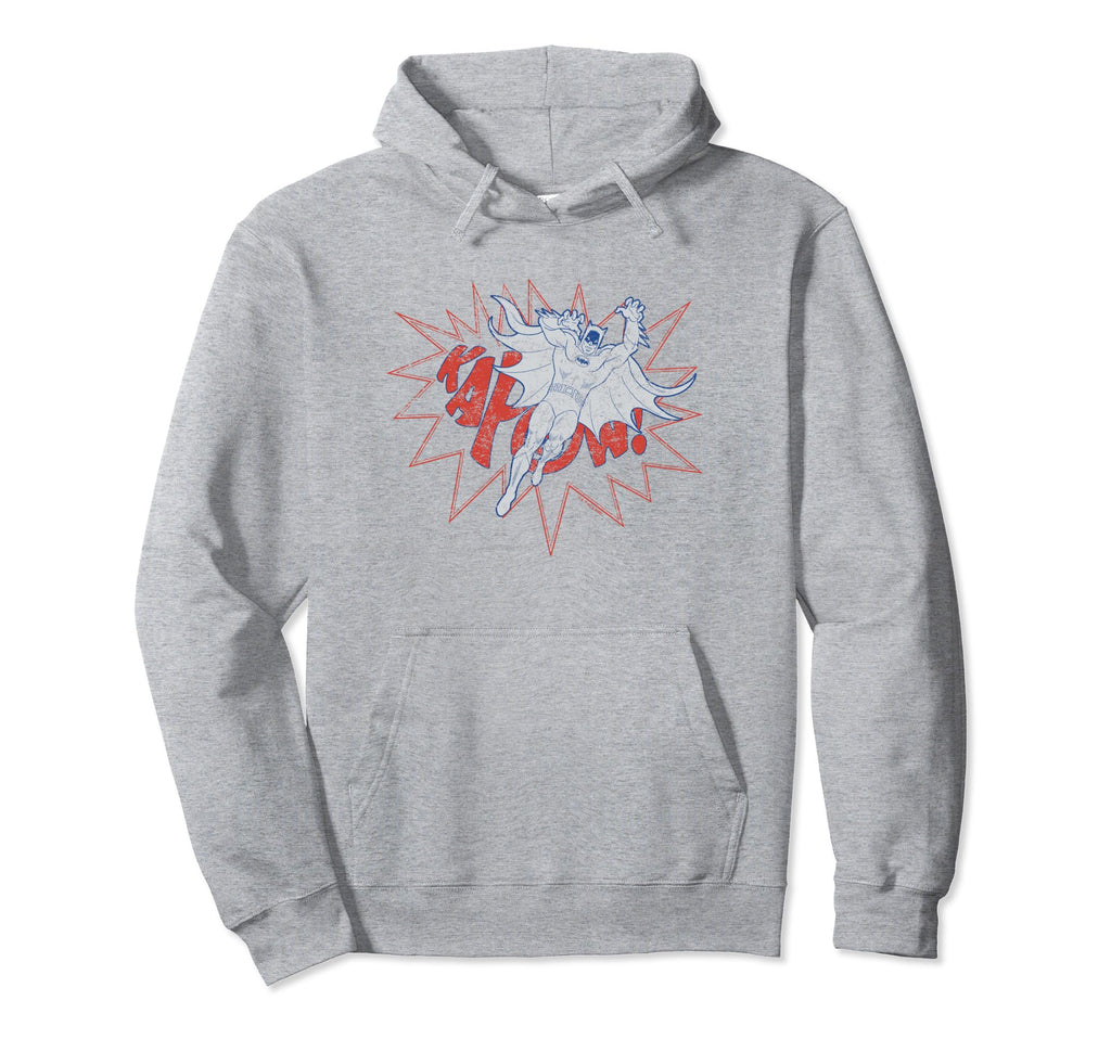 Batman Distressed 60S Comic Caped Hoodie - Casual Everyday Wear for Adults - T-Shirt, Sweatshirt, Hoodie