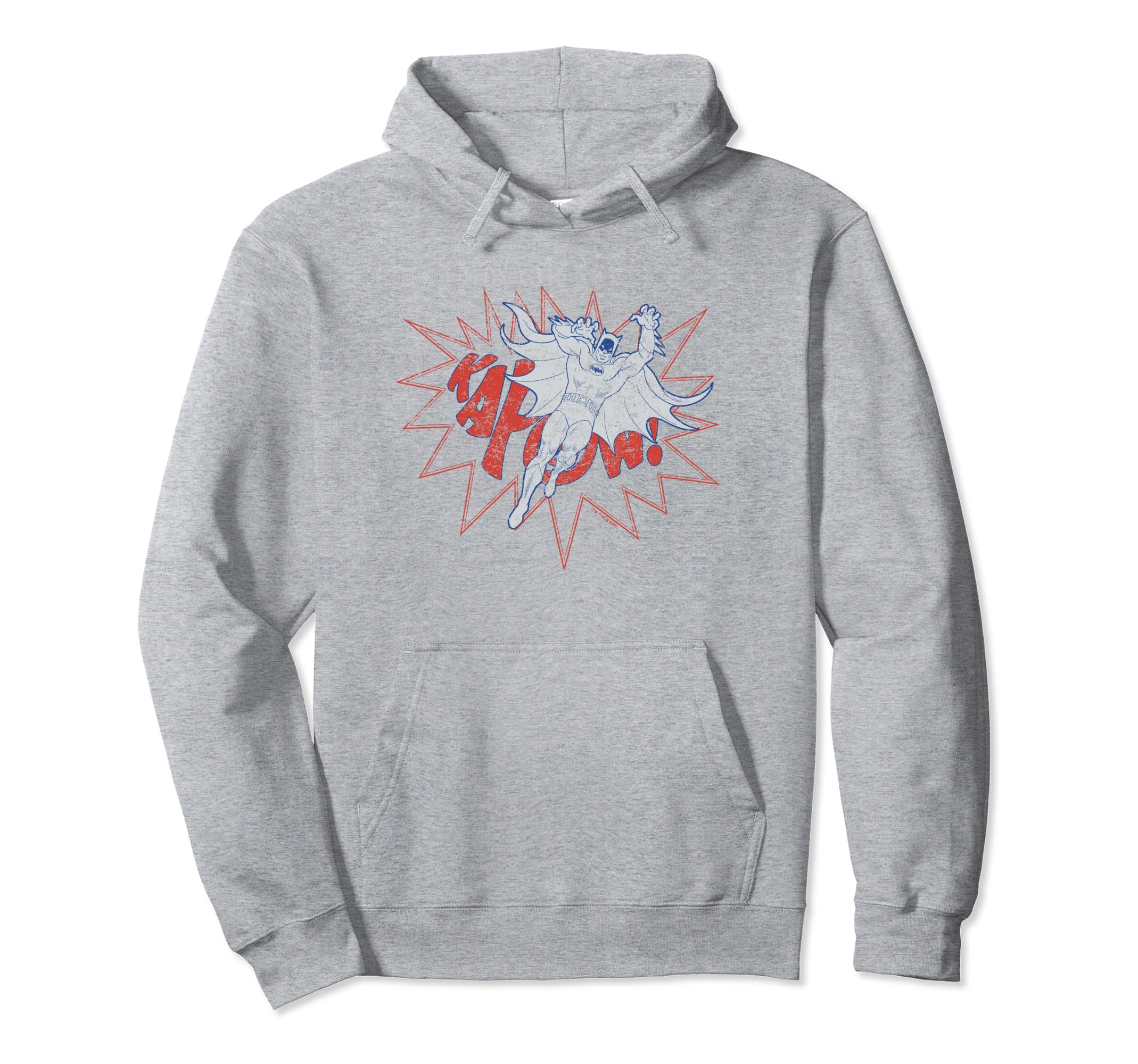 Batman Distressed 60S Comic Caped Hoodie - Casual Everyday Wear for Adults - T-Shirt, Sweatshirt, Hoodie