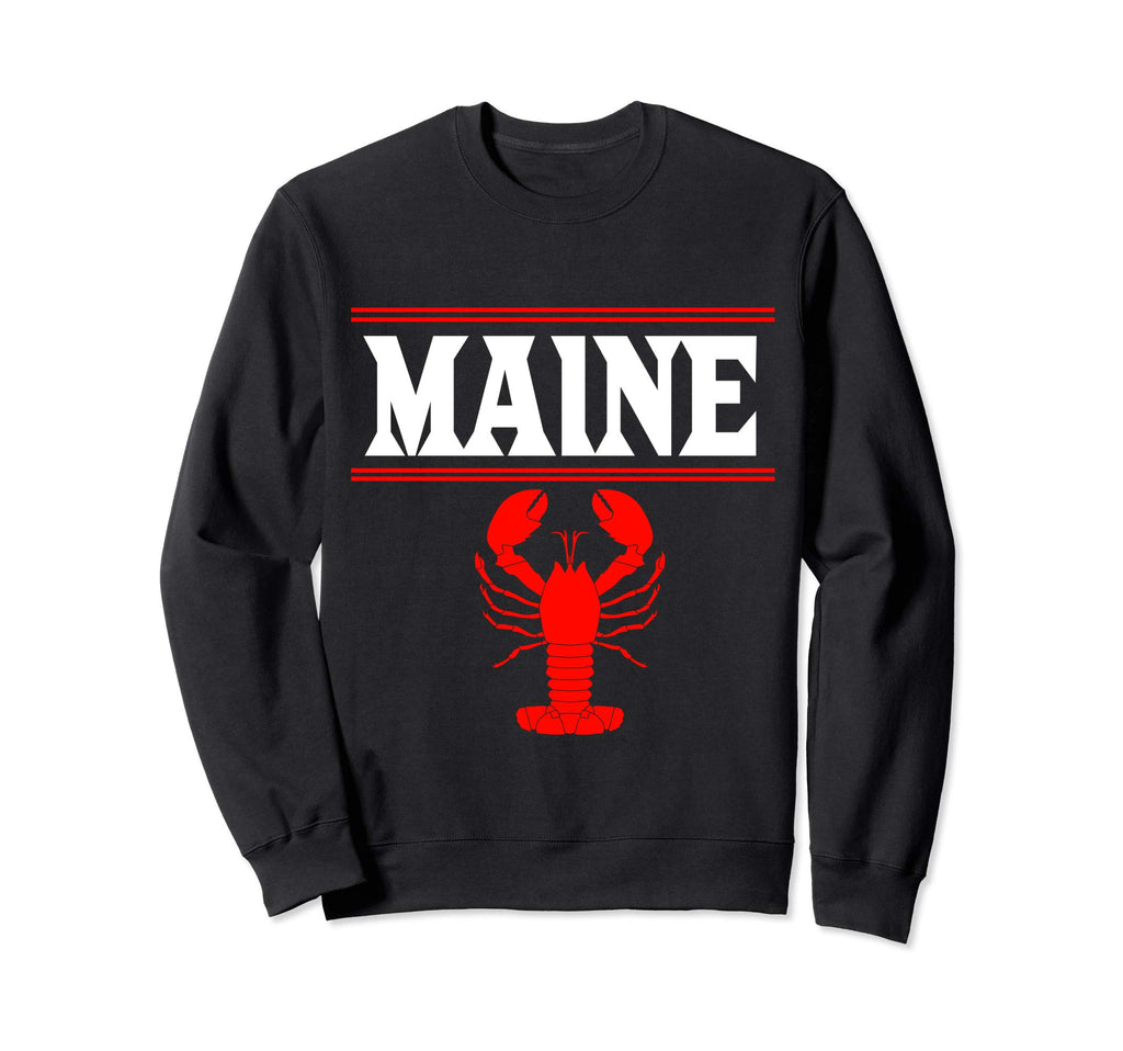 Maine State Distressed Gifts Sweatshirt - Fun Novelty Design for Adults - T-Shirt, Sweatshirt, Hoodie