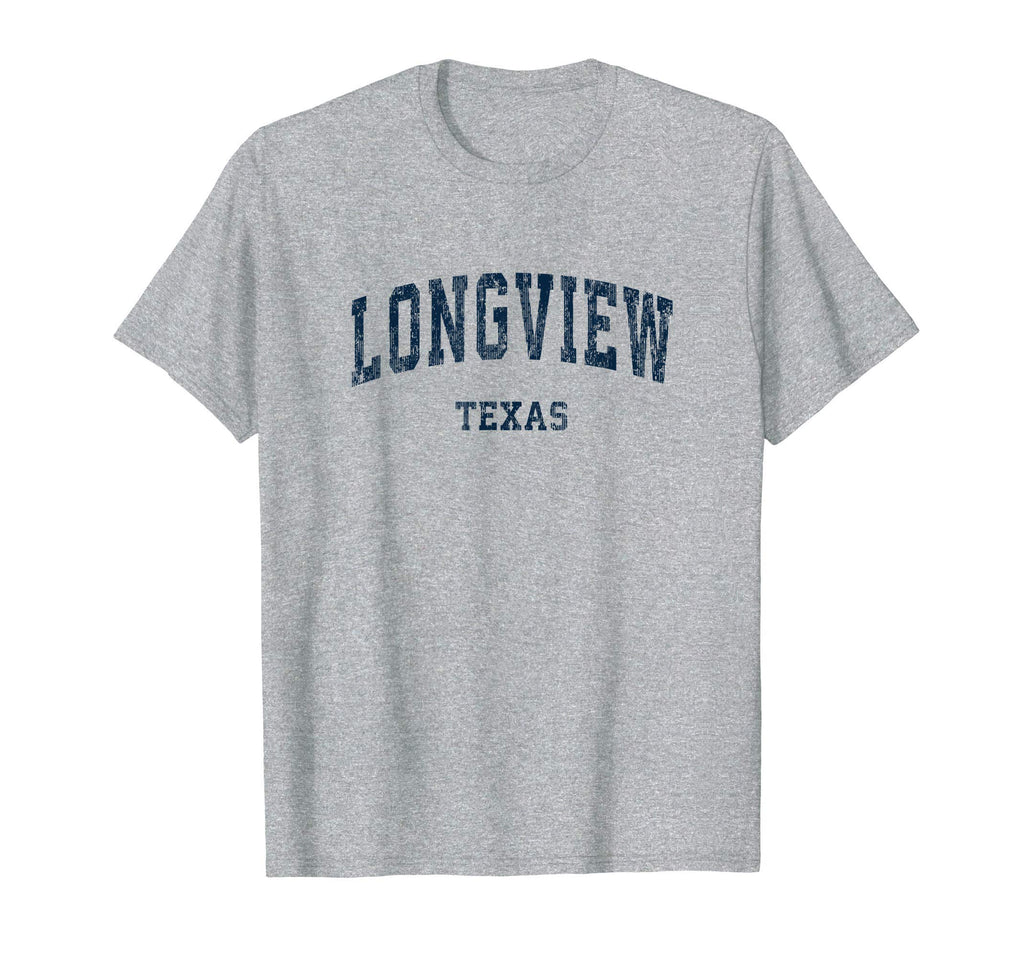 Longview Texas Tx Varsity Sports Navy T-Shirt - Graphic Print for Adults - T-Shirt, Sweatshirt, Hoodie