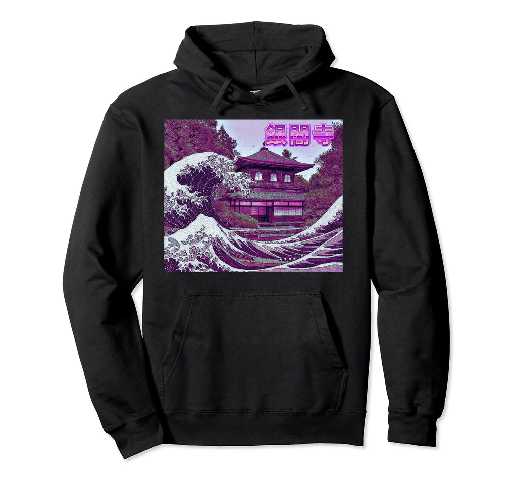 Vaporwave Glitch Aesthetic Japan Hoodie - Fun Novelty Design Unisex - T-Shirt, Sweatshirt, Hoodie