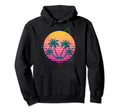 90S Art Palm Trees 80S Aesthetic Hoodie - Fun Novelty Design for Adults - T-Shirt, Sweatshirt, Hoodie