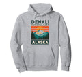 Denali National Park Nature Denali Mount Hoodie - Graphic Print Men Women - T-Shirt, Sweatshirt, Hoodie