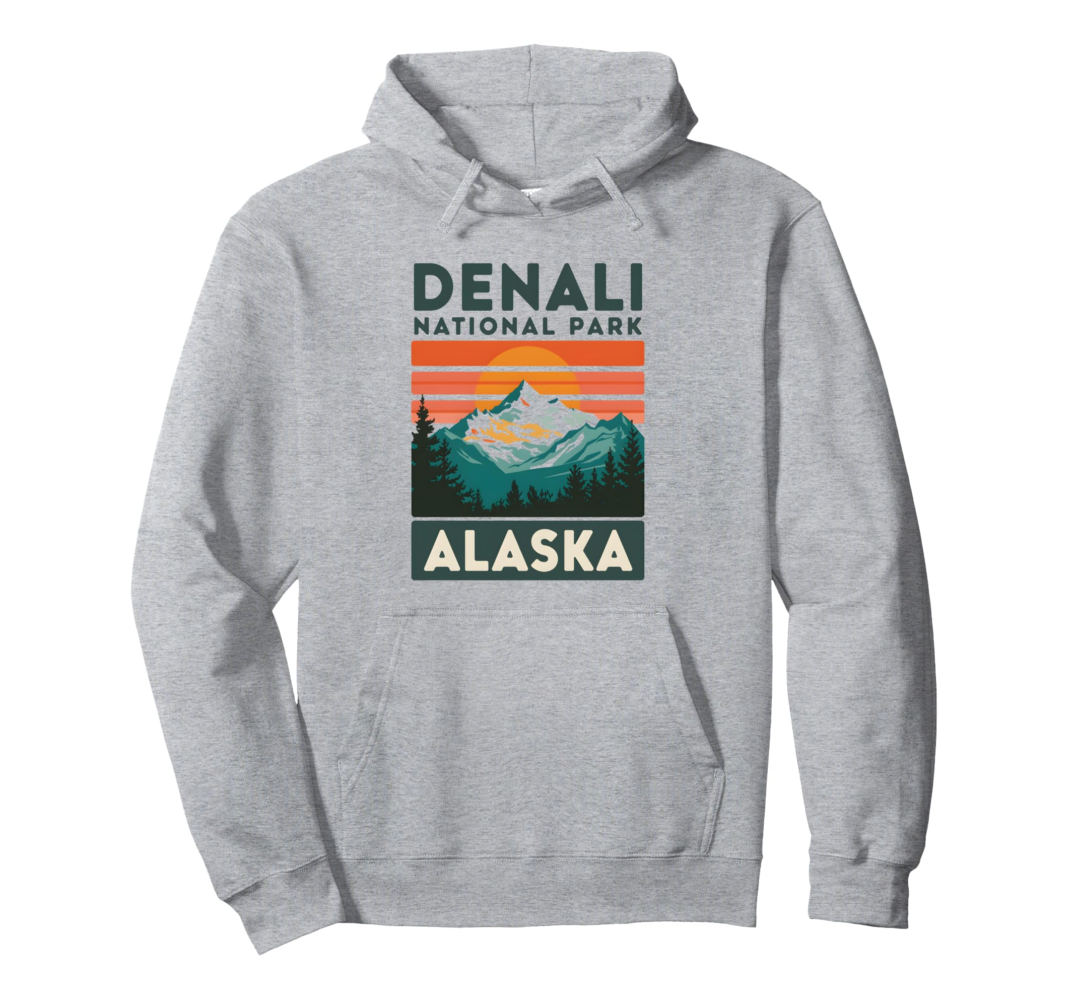 Denali National Park Nature Denali Mount Hoodie - Graphic Print Men Women - T-Shirt, Sweatshirt, Hoodie