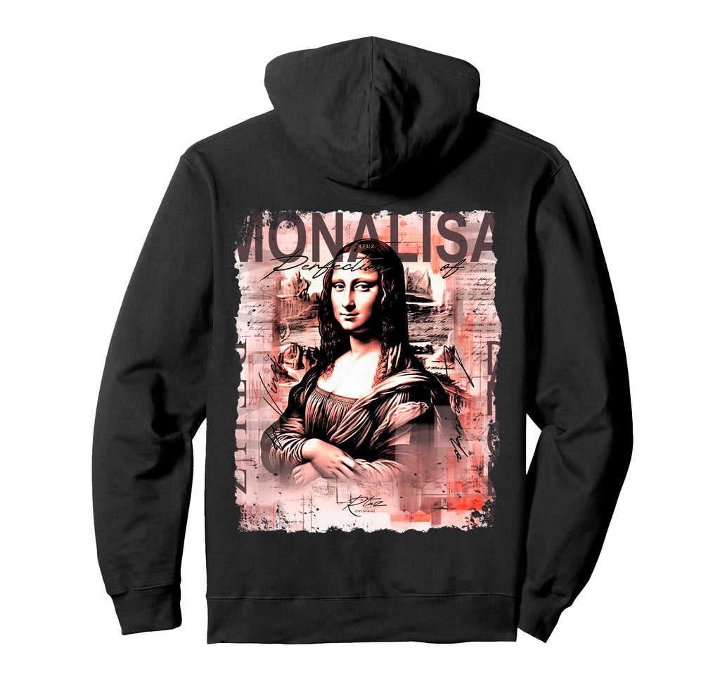 Mona Lisa Art Y2K Back Streetwear Hoodie - Custom Art Print Men Women - T-Shirt, Sweatshirt, Hoodie