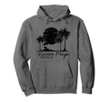Riviera Maya Mexico Surfer Sunset Hoodie - Fun Novelty Design for Adults - T-Shirt, Sweatshirt, Hoodie