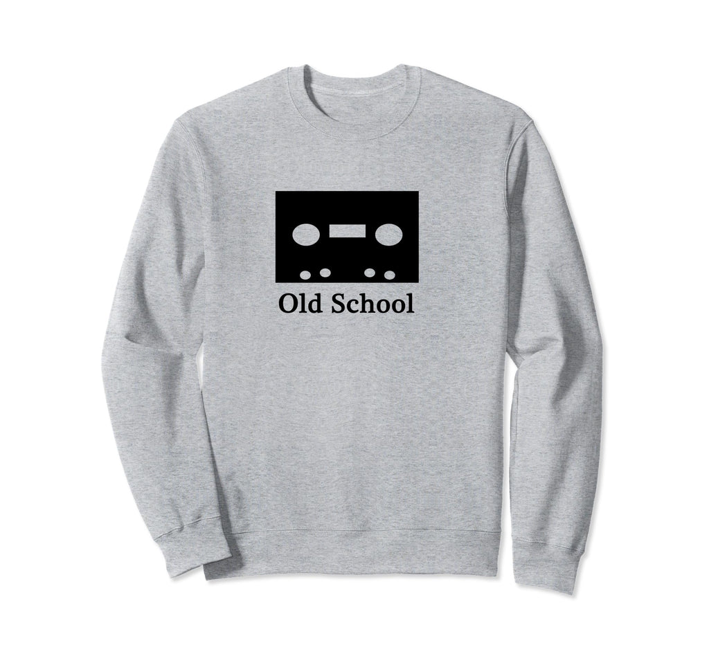 Old School Cassette Tape Sweatshirt - Aesthetic Graphic for Adults - T-Shirt, Sweatshirt, Hoodie