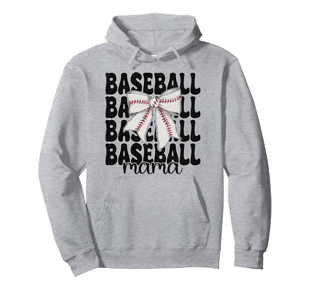 Baseball Mama Baseball Mom Mothers Day Hoodie - Graphic Print for Adults - T-Shirt, Sweatshirt, Hoodie