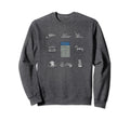 Monopoly Game Pieces Boardwalk Sweatshirt - Aesthetic Graphic for Adults - T-Shirt, Sweatshirt, Hoodie