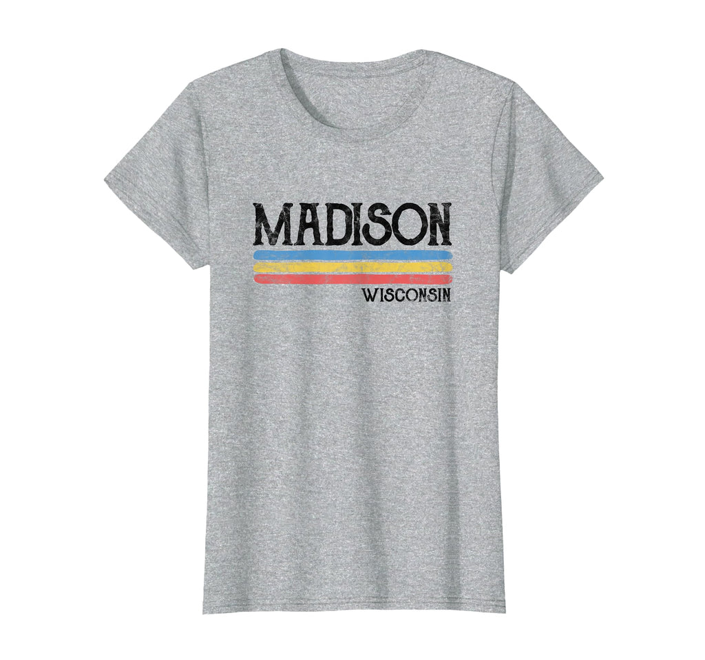 Madison Wisconsin Wi Love Gift Souvenir T-Shirt - Fun Novelty Design Unisex - T-Shirt, Sweatshirt, Hoodie