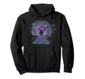 Farm Animal Synthwave Goat 90S Hoodie - Custom Art Print Men Women - T-Shirt, Sweatshirt, Hoodie